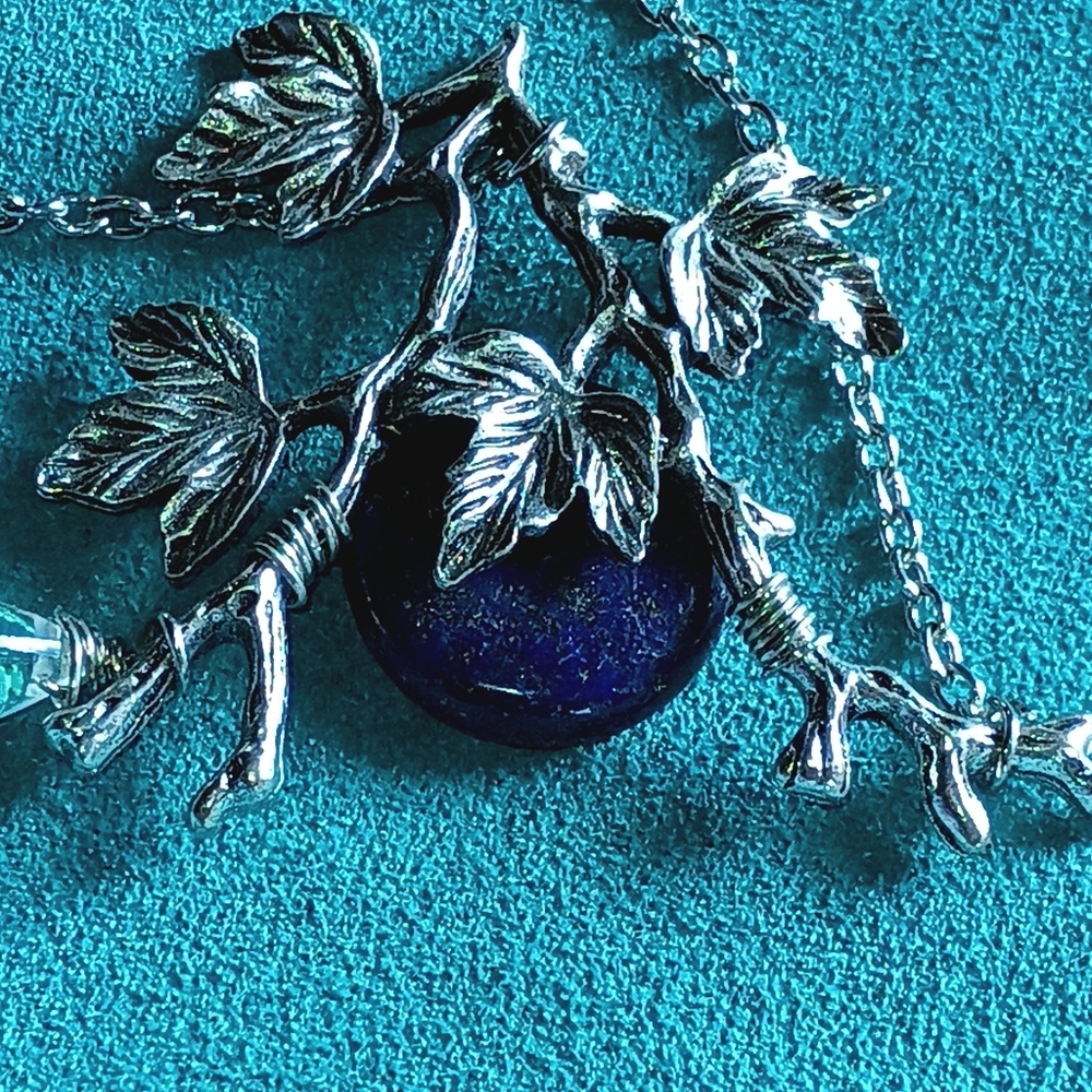 Dark Night Sodalite Silhouette Necklace - Picture 8 of 10